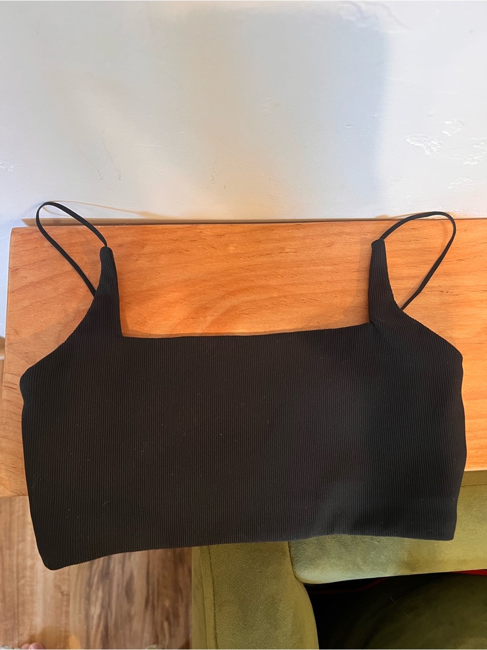 Will Square-Neck Ribbed Sports Bra